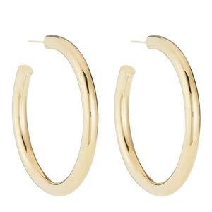 Argento Vivo Large Tube Hoop Earrings